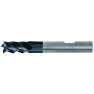 Solid carbide end milling cutter 40° 5mm clearance Z=4 HB, AlCrN